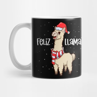 Christmas llama - Feliz Llamadad Mug